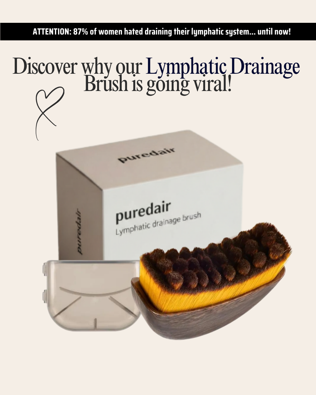 Pure-Dair Lymphatic Drainage Brush